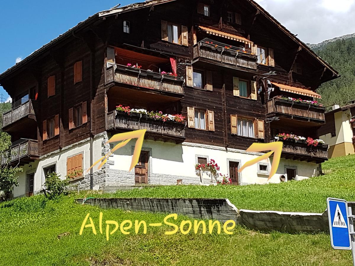 Alpen-Sonne Apartment Sankt Niklaus Luaran gambar